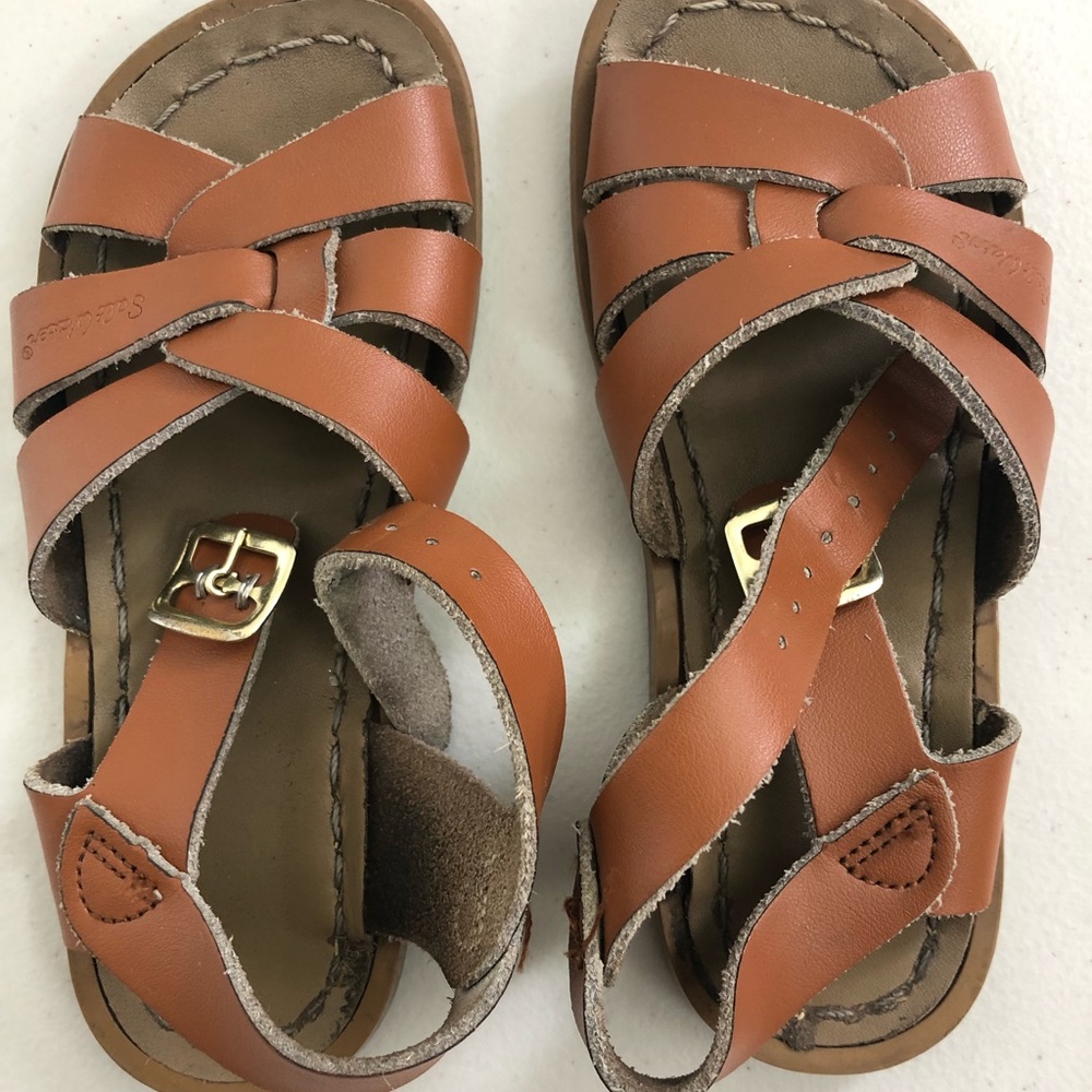 Brown saltwater sandals